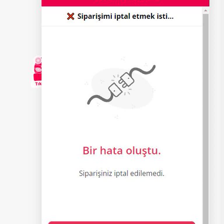 Yemek Sepeti Sipariş İptal Edilmiyor 1 Sonraki Günün Siparişi