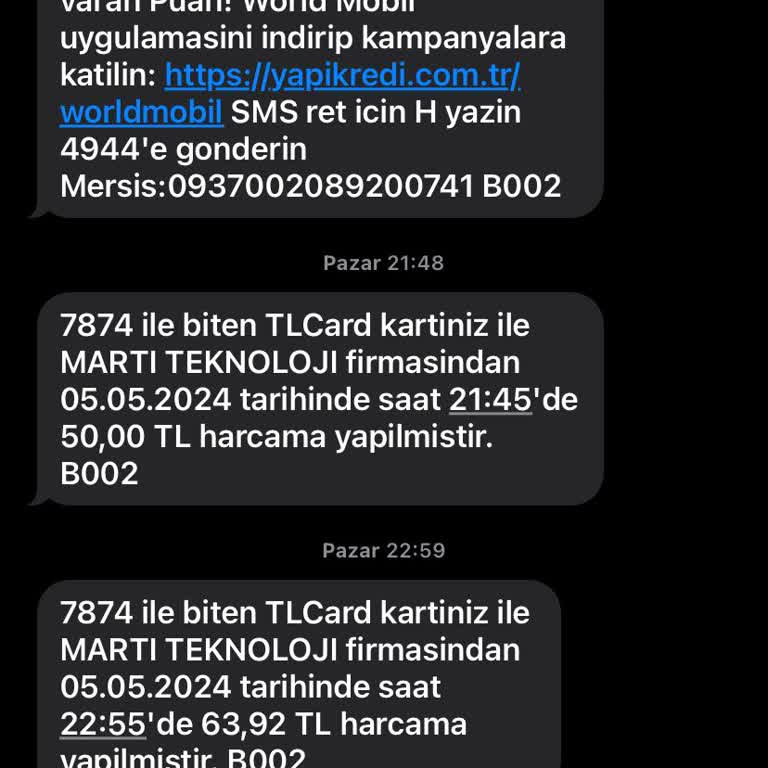 Martı Hesabımdan İzinsiz Para Çekilmesi
