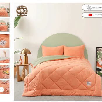 Piyasadan Kaldırılmalı - Karaca Home Smart Comfort Orange Nevresim