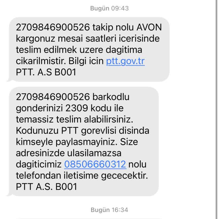 PTT Kargo Ürün Teslimatı Yapmaması