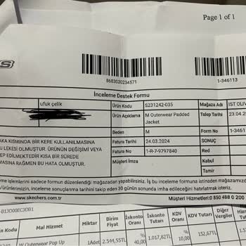 Skechers Markanın Haksız İncelemesinden Memnun Kalmadım.