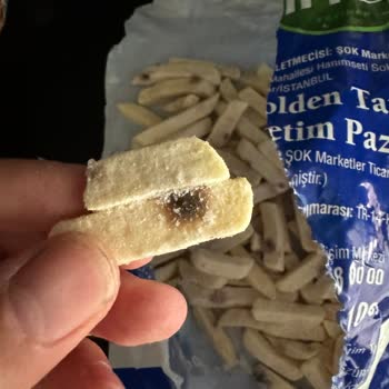 Şok Marketler Market Zincirinde Satılan Dondurulmuş Patateslerde Kalite Sorunları