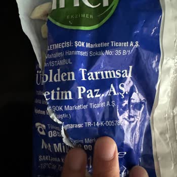 Şok Marketler Market Zincirinde Satılan Dondurulmuş Patateslerde Kalite Sorunları