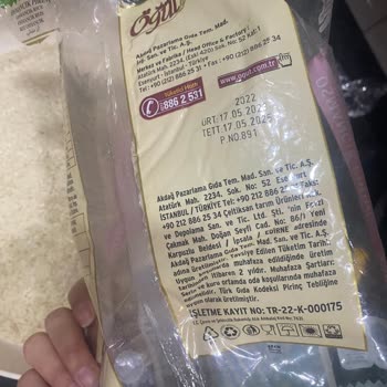 Öğüt Bakliyat Öğüt Marka Pirinç