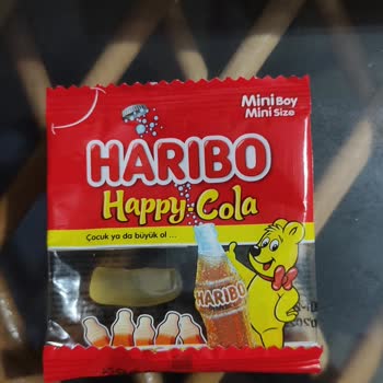 Her Pakete Bir Adet Haribo Oldukça Enteresan.