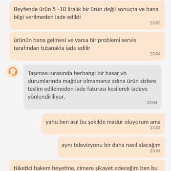 Ceva Logistics Firması Yüzünden Trendyol'dan Aldığım TV İptal Edilmiş