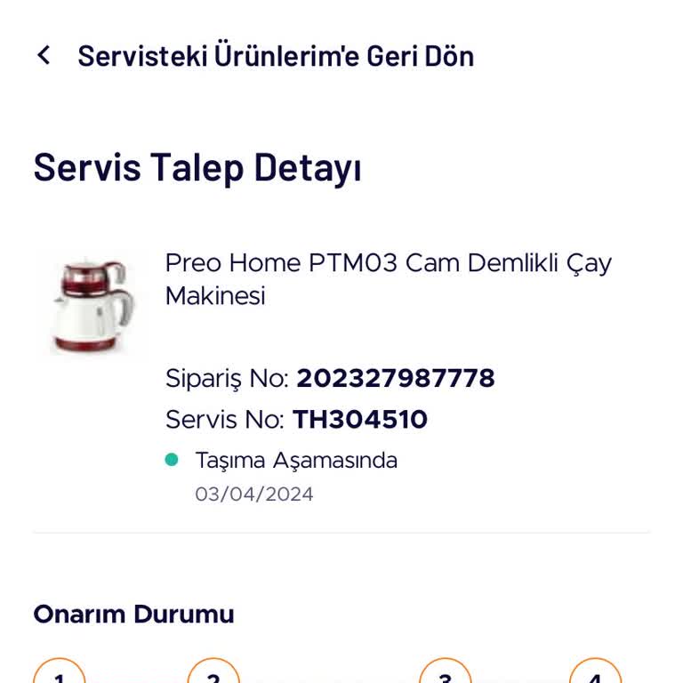 Teknosa Bakım Süresi Bekleme