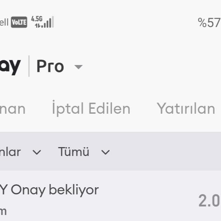 Bitay Para Çekim Talebim