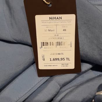 Nihan Giyim Haksız Fiyat