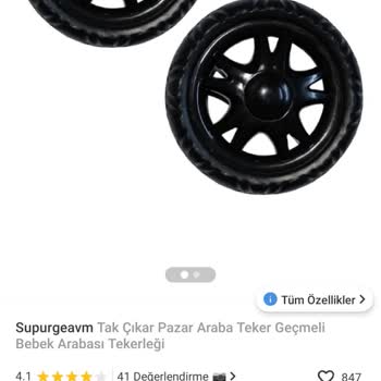 Arka Tekerlek 4 Baby Bebek Arabası Garantili Ürün Ama Karşılanmıyor