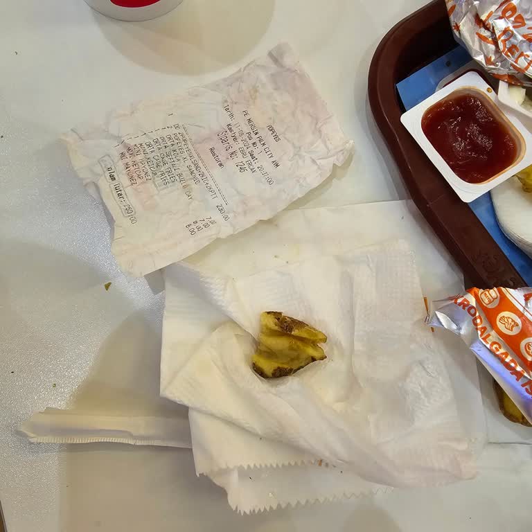 Popeyes Patates Pislik Kokusu Geliyordu