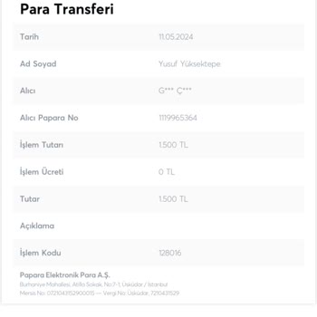 Matbet Bakiye Ve Para İadesi Yapılmıyor