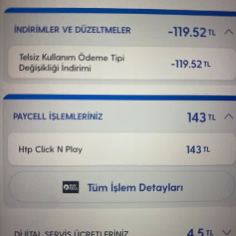 Turkcell Htp Click N Play Bilgim Olmayan Ödeme
