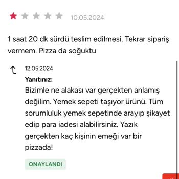 Yemek Sepeti Kendi Kuryemizle Çalışmamıza İzin Vermiyor