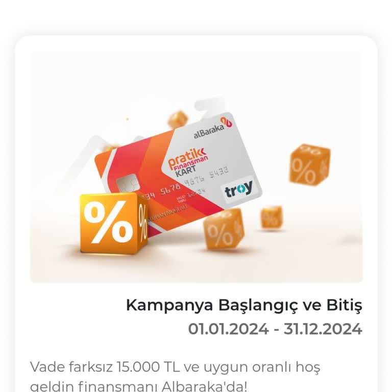 Albaraka 15 Bin Lira Kampanyası