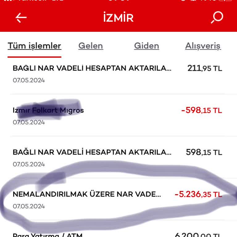 Akbank Habersiz Virman İşlemi