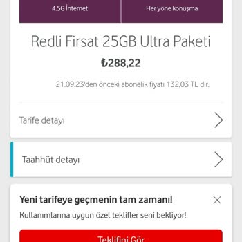 Vodafone Tarifeme %162 Zam Fiyaskosu