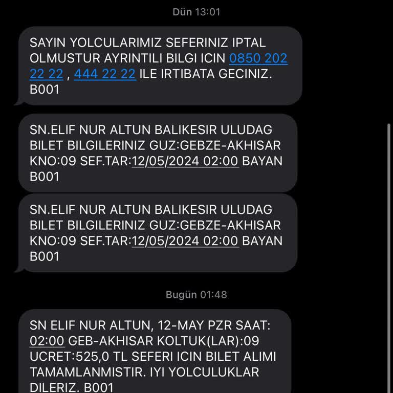 Uludağ Turizm Otobüs Saatinden Önce Kalkıp Yolcusunu Almadı!