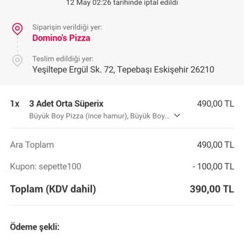 Yemeksepeti Kapalı Olan Restorant Hazırlanıyor Diyor.