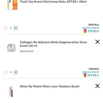 Watsons App Yanlış Hesaplama Yapıyor Ve Sepet Hatası Veriyor