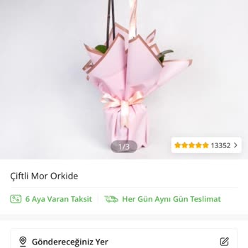 Çiçek Sepeti Solmuş Ürün Teslimatı Mağduriyeti