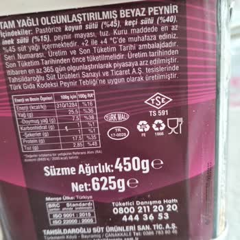 Tahsildaroğlu Peynirin Arkasında Durmuyor! Bozuk Peynir Satıyor!