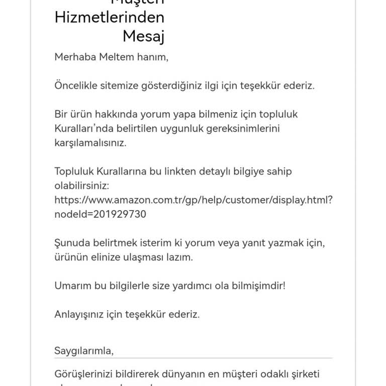 Amazon Prime Üyesine Yardımcı Olmuyor