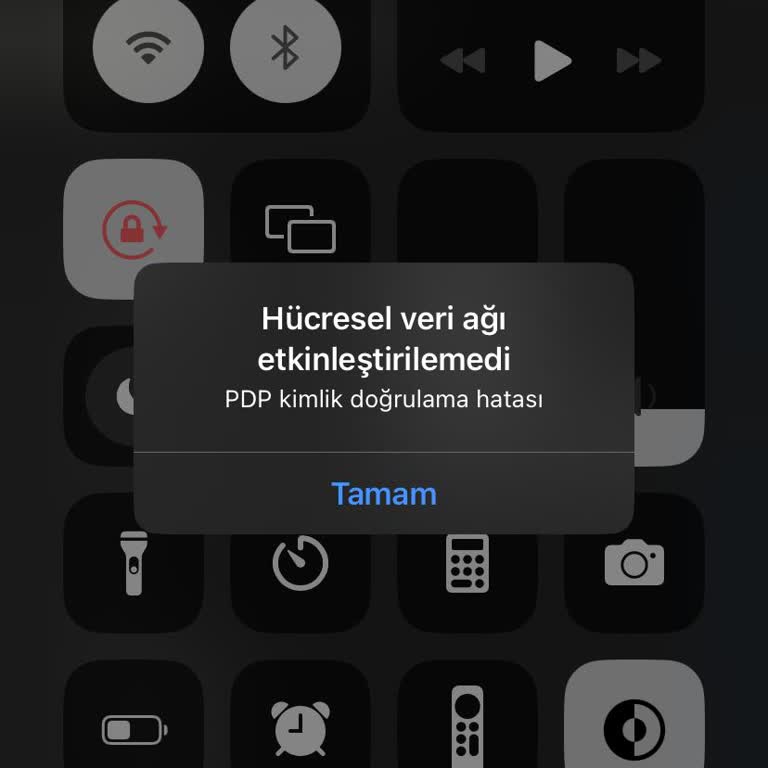 Vodafone Şebeke Hatası Veriyor