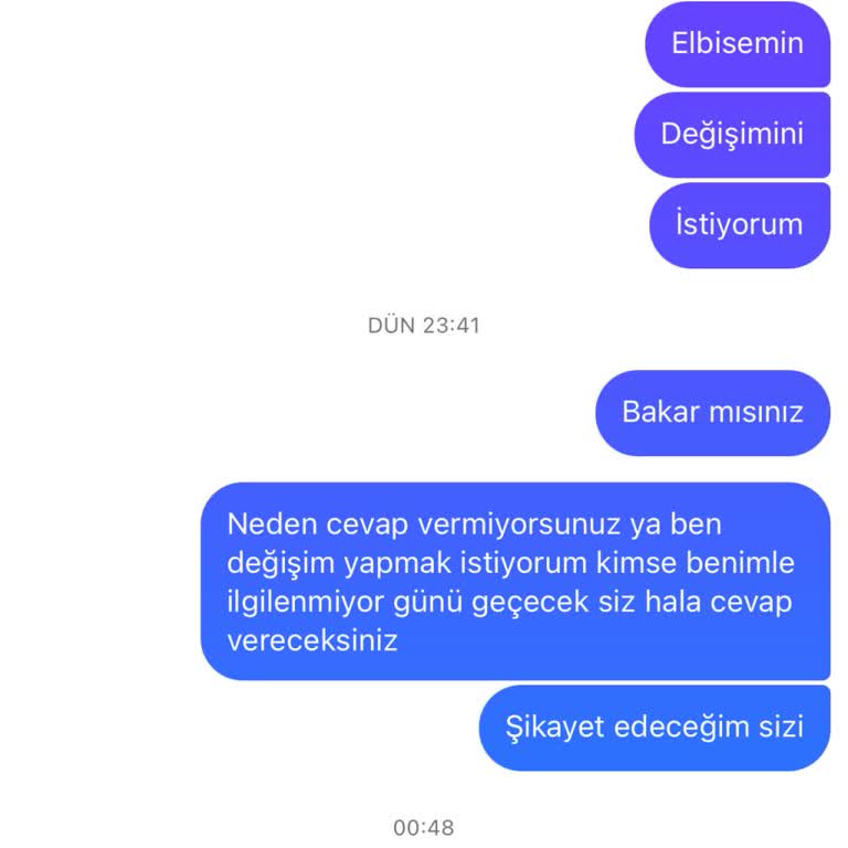 By Yasemin Kalaycı Siparişte Yaşanan Sorunlar Ve İletişim Problemleri Şikayeti