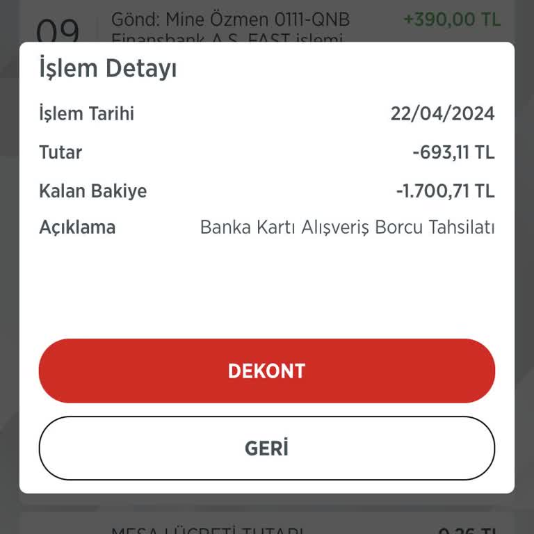 Ziraat Bankası Banka Kartı Alışveriş Borcu Tahsilatı