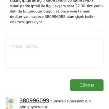Çiçek Sepeti Ürün İadesi Bile Yapamıyor