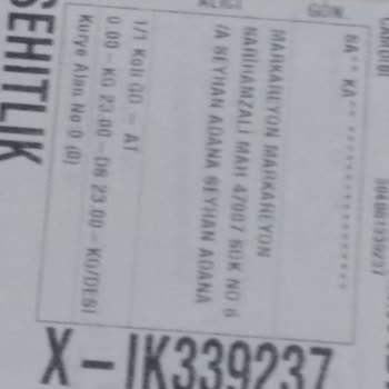 Yurtiçi Kargo Adres: Çınar, 5003/2. Sk. No: 7B, 35090 Bornova/İzmir