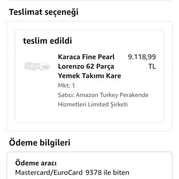 Karaca Züccaciye İlk Kullanımda Hüsran, Karaca Fine Pearl 62 Parça Yemek Takımı
