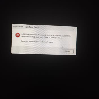 Monster Laptop Bellek Erişim Hatası Ve Çözüm Arayışı