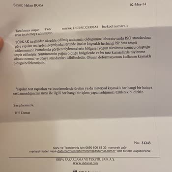 D'S Damat Sur Yapı Marka AVM Şubesinde Yaşadığım Mağduriyet