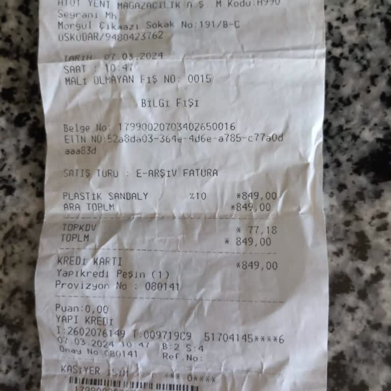 A101 Kayseri'deki Marketten Alışveriş Sonrası Yaşanan Sorun