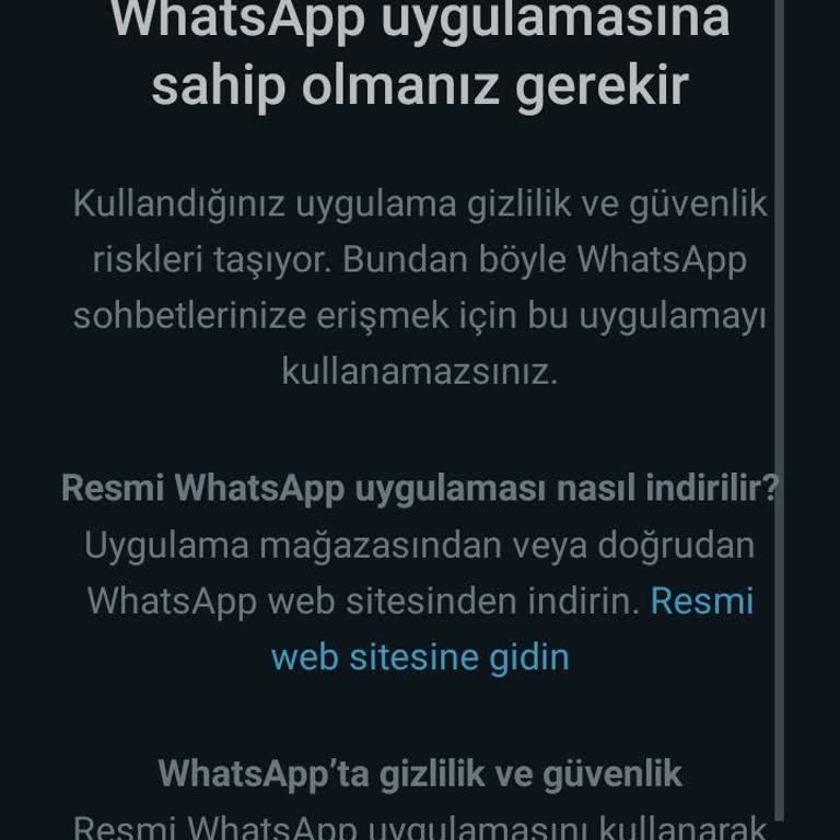 WhatsApp Telefon Numarasının Onaylanmaması
