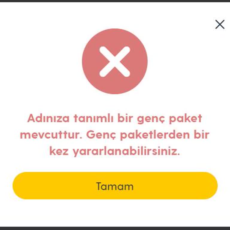 Turkcell Adıma GNC Paket Kullanan Hat İptali