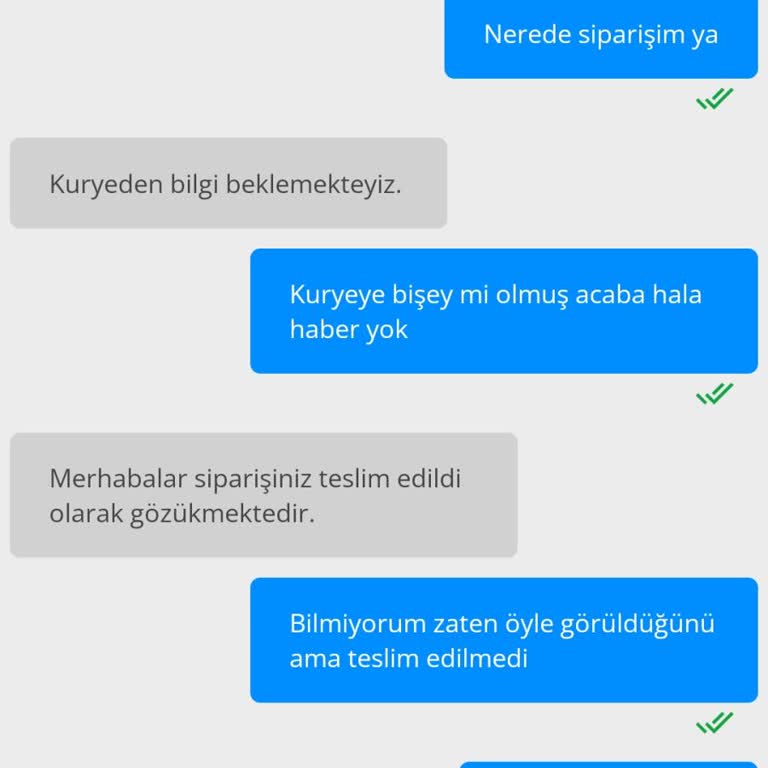ÇiçekSepeti Elime Ulaşmayan Siparişe Teslim Edildi Yazıyorlar