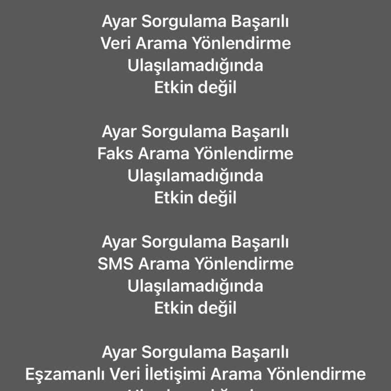 İznim Dışında Vodafone Arama Yönlendirme