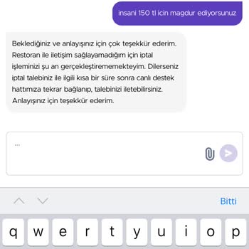 GetirYemek Mağduriyeti Ve Asla Müşteri Hizmetlerine Bağlamamaları