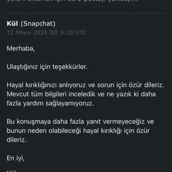 Snapchat Cihazım Snapchatten Yasaklandı Çözülmesini İstiyorum.