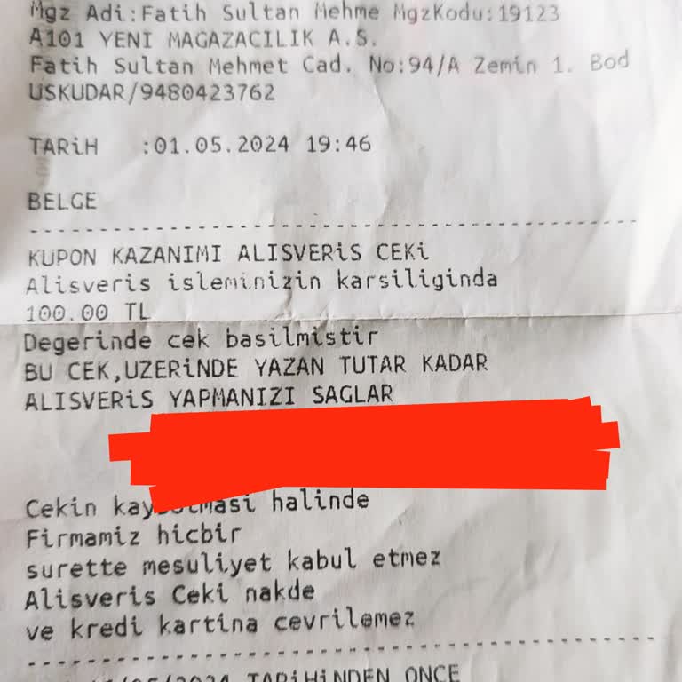 A101 Kullanamayacağınız Alışveriş Çeki Veriyor! Laf Olsun Diye
