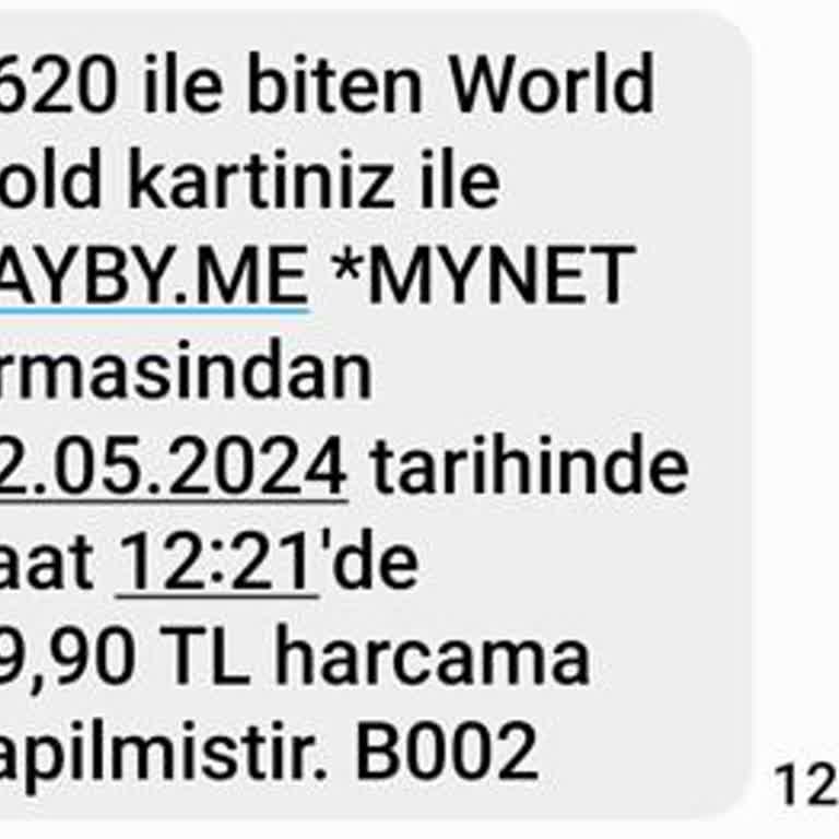 Mynet İzinsiz Kart Ücretlendirmesi Ve Mağduriyet Talebi