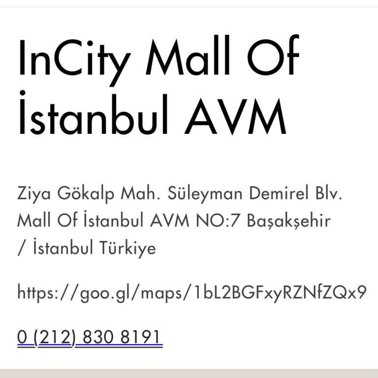 İncity Mall Of Hizmette Sıkıntı!