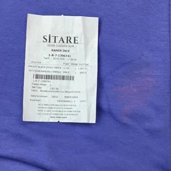 Sitare Giyim Sitarenin Değişim Kabul Etmemesi