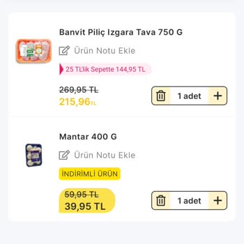 Migros Sepete Yansımayan İndirimler