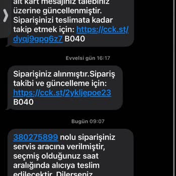 ÇiçekSepeti Notsuz Ve İsimsiz Gönderildi