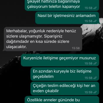 İstanbul Çiçekleri Siparişimi İstenilen Saatlerde Teslim Etmediler