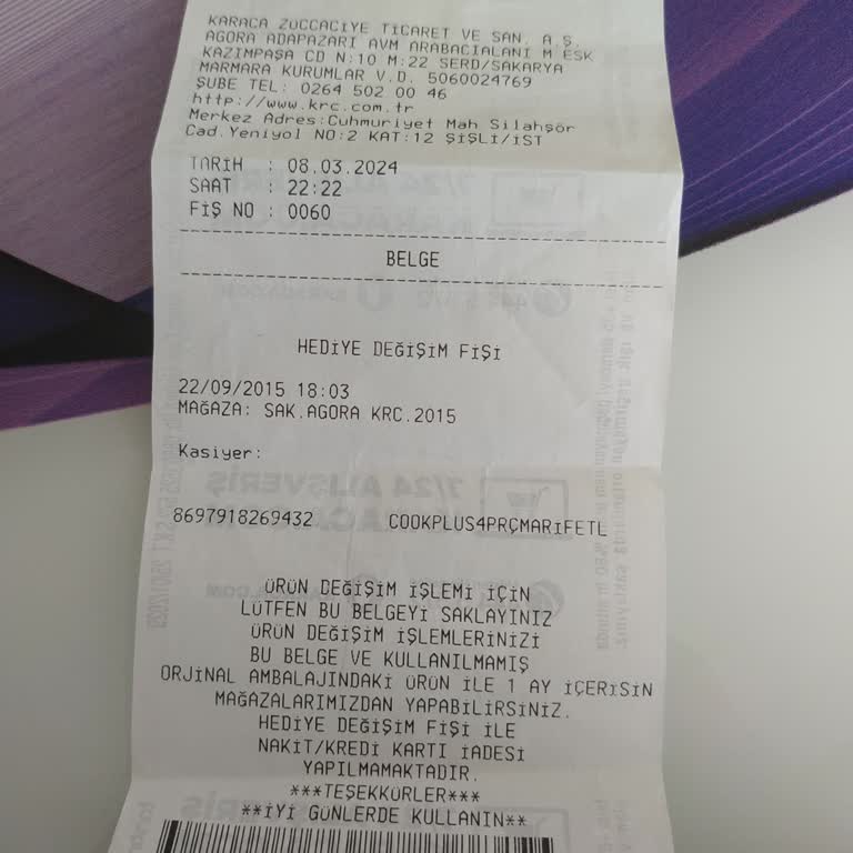 Karaca Züccaciye Karaca Mağazasından Hamur Yoğurma Makinesi Aldım Parasını Ödedim